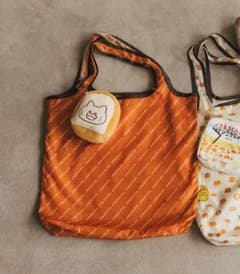 studio CLIP チャーム付きエコバッグ ノラネコぐんだん