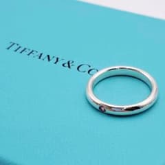 ティファニー スタッキング バンド リング ピンクサファイア 925 8号