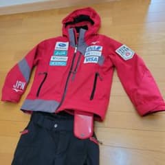 ミズノ スキーウェア 130 ジャパンレプリカモデル ミズノ スキーウェア 130 ジャパンレプリカモデル - メルカリ