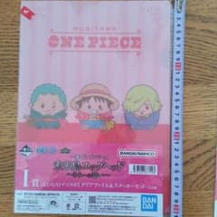 ONE PIECE 클리어 파일 스티커 2 종류 + 미니 타월