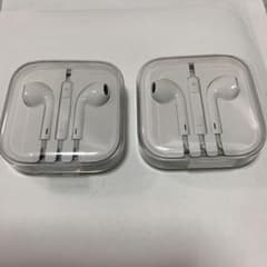 新品 未使用 iphone 純正 イヤホン 2つのサムネイル