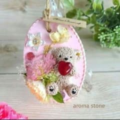 sale!☆アロマストーン カーネーションとくまちゃん - メルカリ