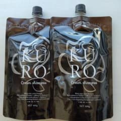 KURO Cream Shampoo 400g ダークブラウン 2個セット - メルカリ
