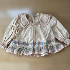 apolina刺繍ブラウス3-5y - メルカリ