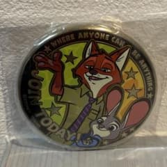 ディズニー ズートピア 金バッジ 缶バッジ ニック ジュディ - メルカリ