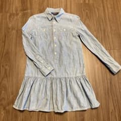 Polo Ralph Lauren 長袖シャツワンピース 10号のサムネイル