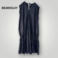 BEARDSLEY　バルーンロングワンピース　ブラック　ビアズリー　ノースリーブ BEARDSLEY ビアズリー Vネックロングワンピース - メルカリ