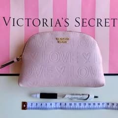 【新品未使用】VICTORIA’S SECRET LOVEポーチ ピンクのサムネイル