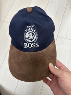非売品SUNTORY BOSS レザーキャップのサムネイル