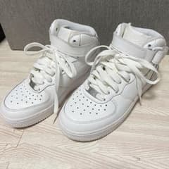 ナイキ エアフォース1 ミッド ホワイト 07 23センチのサムネイル
