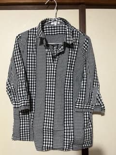 Hush Puppies ギンガムチェック 七分袖 シャツ LLのサムネイル