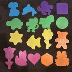 アイロンビーズ プレート まとめ売り 17個 ピンセット付きのサムネイル