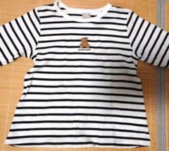petit main ボーダー 長袖Tシャツ 120cmのサムネイル