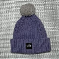 The North Face ベビー ニット帽 パープルのサムネイル