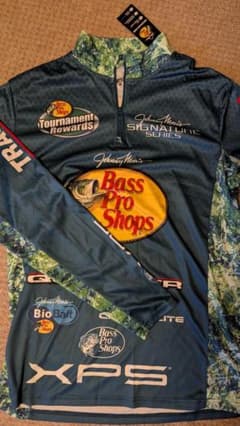 BASSPROSHOPS バスプロショップス フィッシングシャツ М グリーン