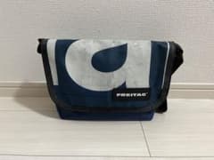 初期型】FREITAG メッセンジャーバッグ 青/白 - メルカリ