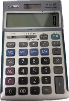 CASIO 電卓 AZ-26S 12桁 本体 ケース付きのサムネイル