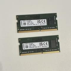 8GB x 2枚　Kingston ノートPC用メモリ DDR4-3200のサムネイル