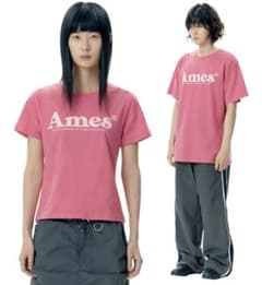 Ames BASIC LOGO TEE PINK ピチT 韓国 y2kのサムネイル