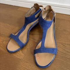 CHARLES & KEITH サンダル ブルー 38のサムネイル