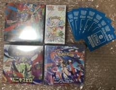 【新品】テラスタルフェス　メガブレ　ニンジャスピナー　ムニキス　４箱　プロモ付き 新品】テラスタルフェス メガブレ ニンジャスピナー ムニキス 4箱