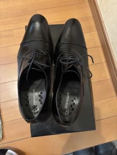 Unpressure ストレートチップ ビジネスシューズ ブラックのサムネイル