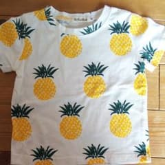 インポート パイナップル柄Tシャツ ８０のサムネイル