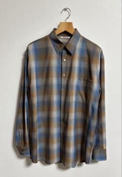 AURALEE Super Light Wool Check Shirt 4のサムネイル