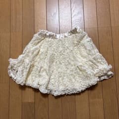 any FAM レース ミニスカート アイボリー 150のサムネイル