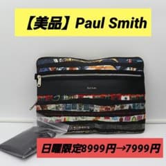 【美品】ポールスミス 　クラッチバッグ　マルチカラーのサムネイル