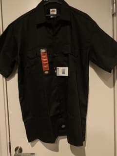 Dickies ディッキーズ1574 半袖ワークシャツ ブラック(BK)のサムネイル