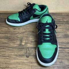 （K25781）ナイキ エアジョーダン1 ロー ラッキー グリーン 27.5㎝