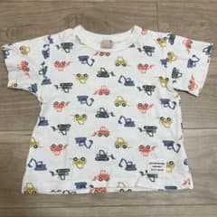 petit main 建設車両柄 Tシャツ 100cmのサムネイル