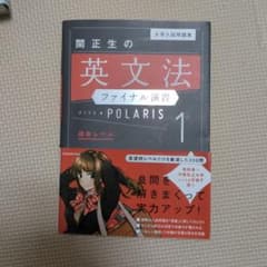 大学入試問題集 関正生の英文法ファイナル演習ポラリス[1 標準レベル]のサムネイル