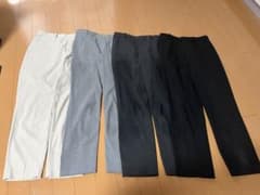 ユニクロ　アンクルパンツ　4本セットのサムネイル