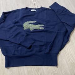 ラコステ マジック クロック柄ワニ刺繍ワッペン スウェット緑クロコダイル鰐クロコ ワッペン 鰐（わに ワニ） クロコダイル 全長５.１×高さ２.６cm前後 《刺繍ワッペン アイロンワッペン アップリケ 大人向け 子供向け》 |  ざっか　pagopago