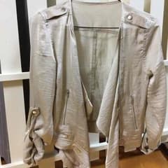 ライダースジャケット☆サテン系☆のサムネイル