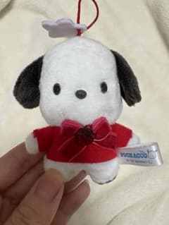 ポチャッコ バースカラー ビジューマスコット　Jan. 1月　赤