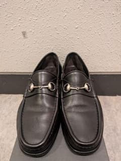 美品 GUCCI / ビットローファー 黒銀 42 1/2 E 27.5 GUCCI ビットローファー 42 1/2(27.5cm程度) - メルカリ