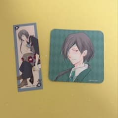 夏目友人帳カフェ 的場静司 和製ステッカー、しおり、コースター コラボカフェのサムネイル