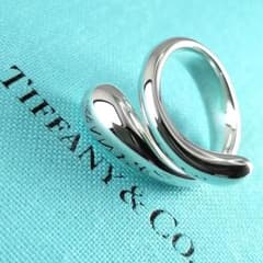 ティファニー リング エロンゲイテッド ティアドロップ　指輪　仕上済　12.5号 ☆SALE☆【ティファニー】ティアドロップ エロンゲイテッド リング