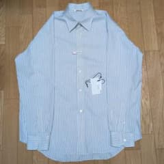 AURALEE COTTON SILK STRIPE SHIRT コットンシルク - メルカリ
