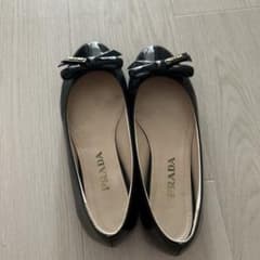 PRADA バレエシューズ ブラック