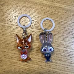 ズートピア キーホルダー ニック ジュディ 2個セットのサムネイル