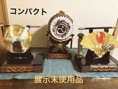 最終価格 木製3品揃 軍扇陣笠 端午の節句 五月人形 太鼓 兜 展示未使用