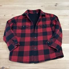 UNIQLO 140赤チェックシャツのサムネイル