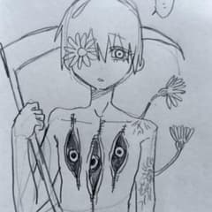 手描きオリジナルイラスト 原画のサムネイル
