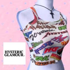 HYSTERIC GLAMOUR ロゴ総柄 ニットキャミ Y2K 平成ギャル - メルカリ