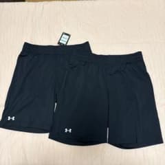 UNDER ARMOUR ハーフパンツ Lサイズ ブラック 2枚組のサムネイル