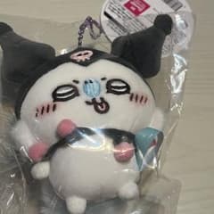 ちいかわ サンリオ コラボ マスコット モモンガ クロミ - メルカリ
